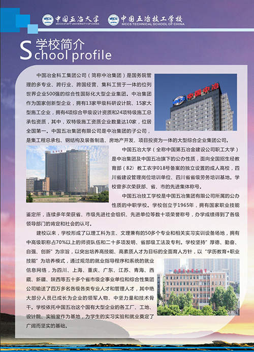 五冶大学,成都职业学校,招生简章