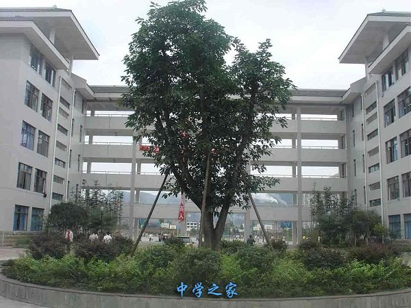 雅安市职业高级中学校园一景